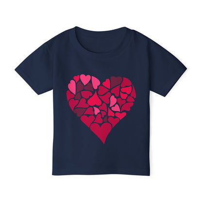 Hearts Within A Heart Heavy Cotton™ Toddler T-shirt