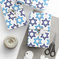 Star of David 2 Hanukkah Wrapping Paper
