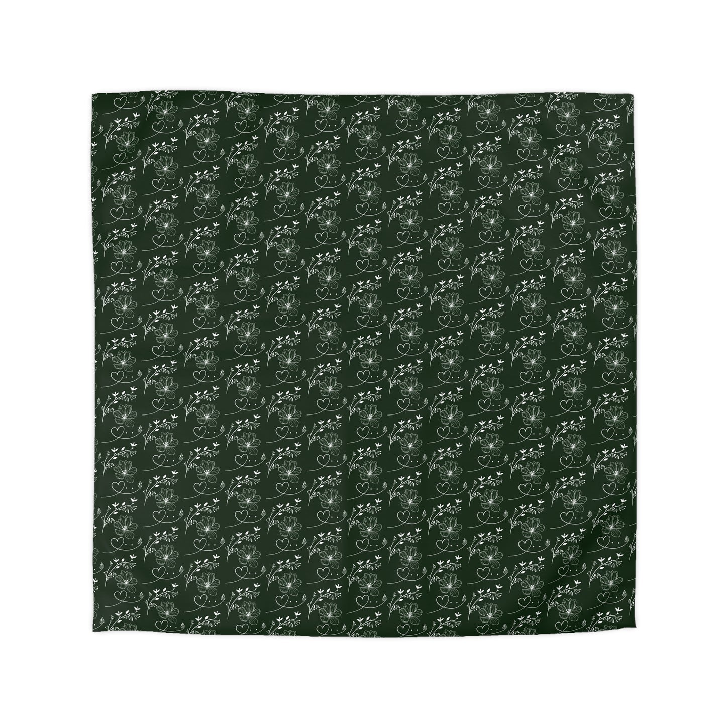 Flowers & Butterflies Microfiber Duvet Cover