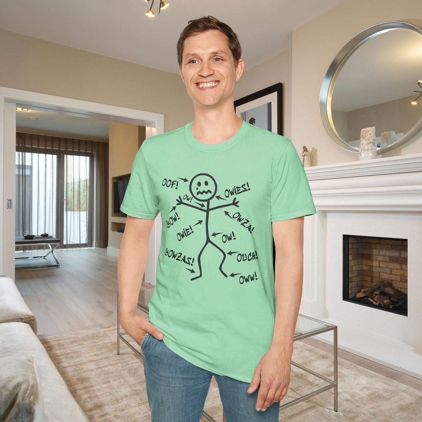 Ow! It All Hurts Adult T-shirt