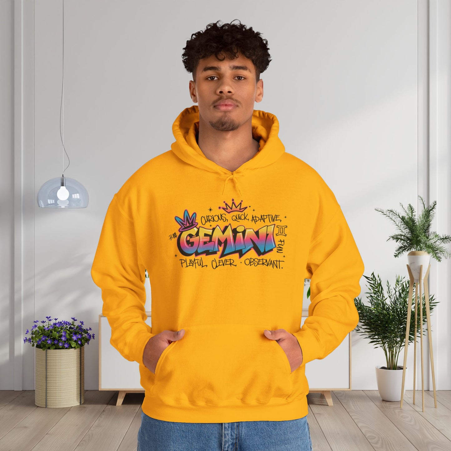 Gemini Street Art Heavy Blend™ Hooded Sweatshirt