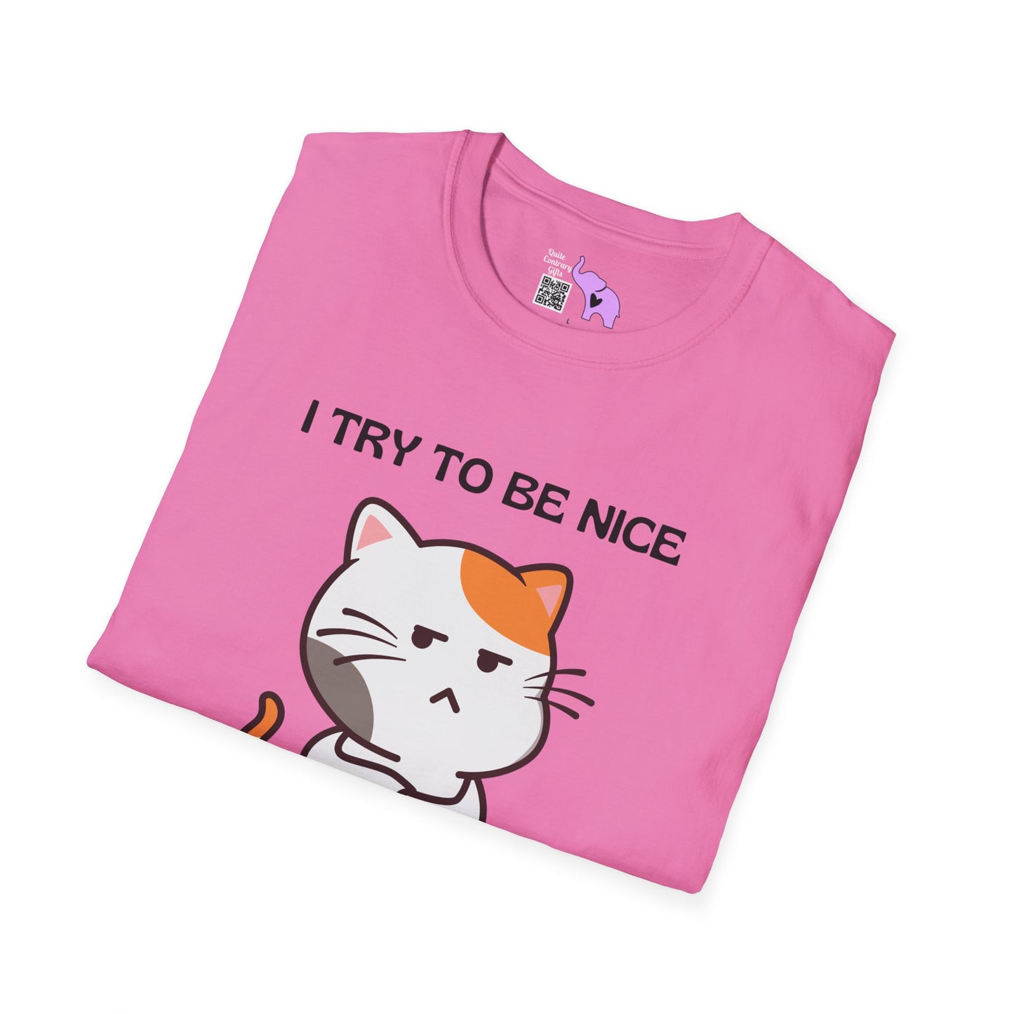 I Try To Be Nice But People Are Stupid T-shirt