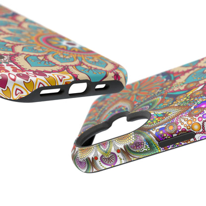 Colorful Mandala MagSafe® Compatible Tough Case for iPhone