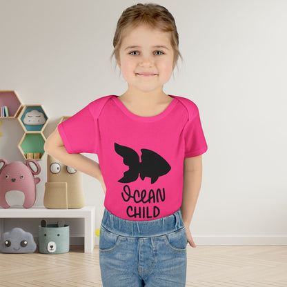 Ocean Child Infant Baby Rib Bodysuit