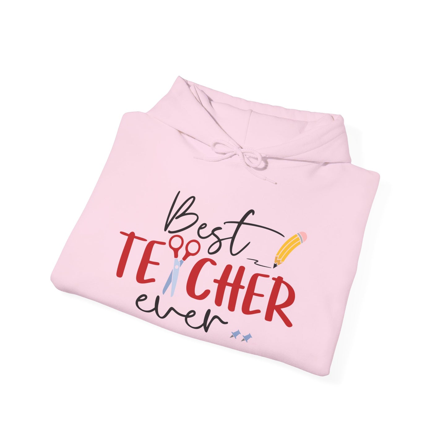 Best Teacher Ever Heavy Blend™ Hooded Sweatshirt