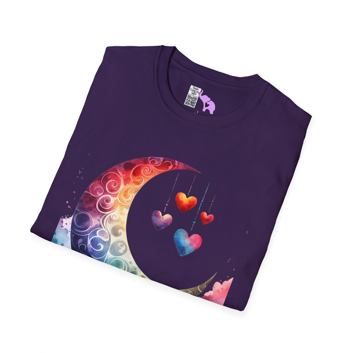 Moon in Love Adult T-shirt