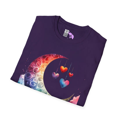 Moon in Love Adult T-shirt