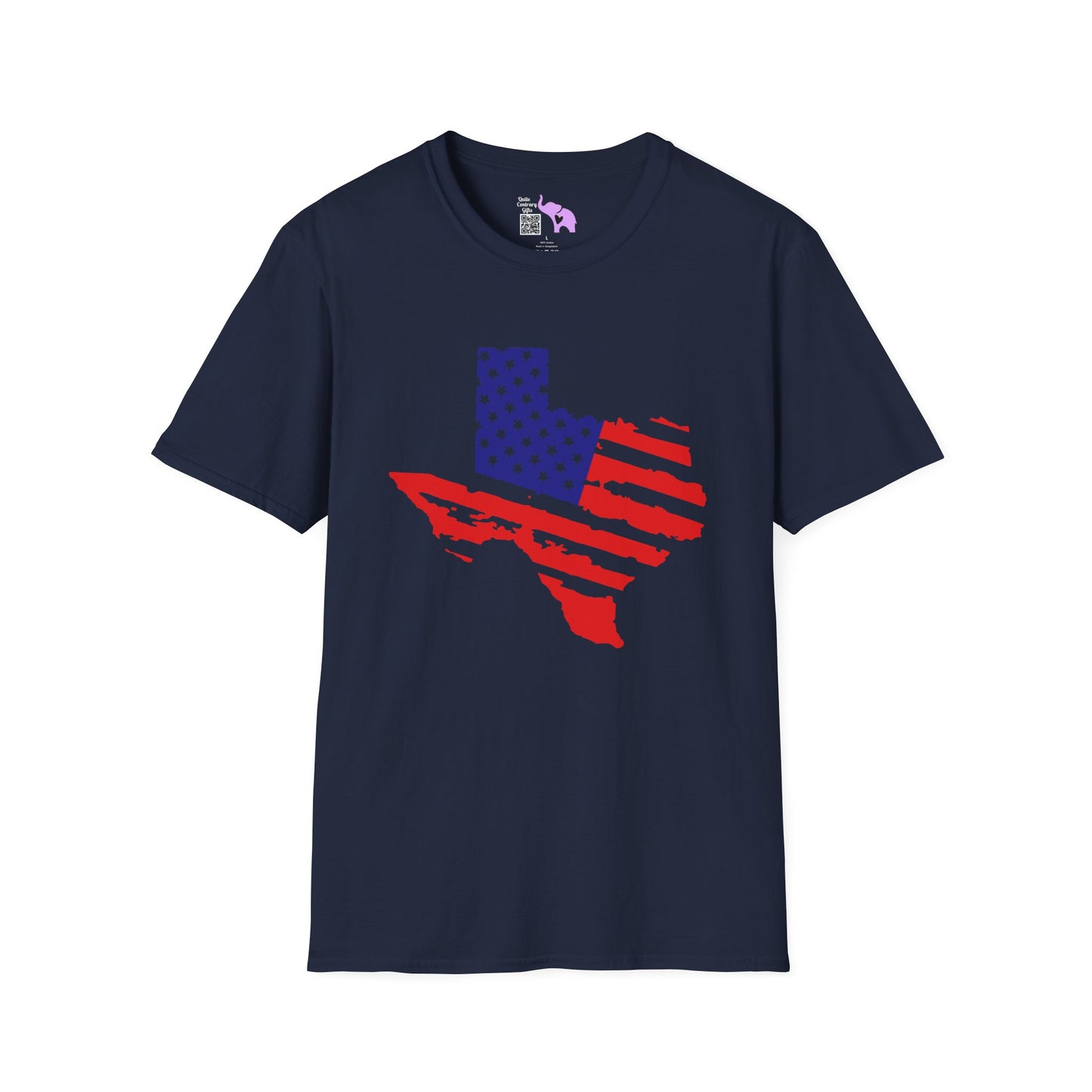 Texas American Flag Adult T-shirt