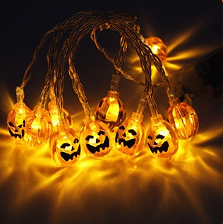 Halloween LED String Lights – 10 Waterproof Lights in Fun Spooky Shapes