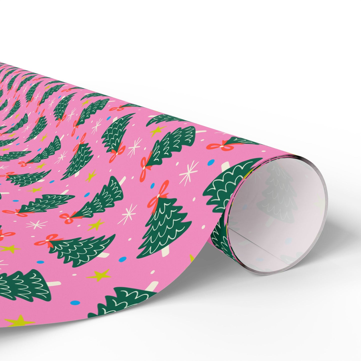 Jolly Pink Woods Wrapping Paper