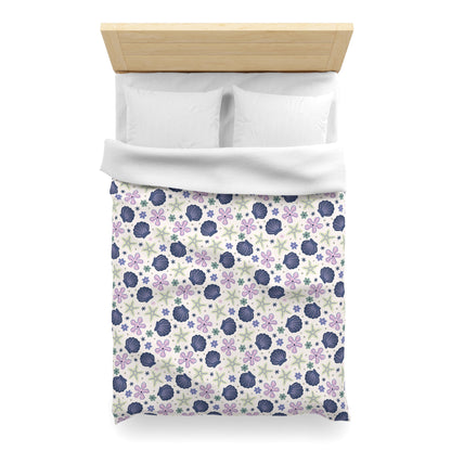 Shellflower Cove Microfiber Duvet Cover
