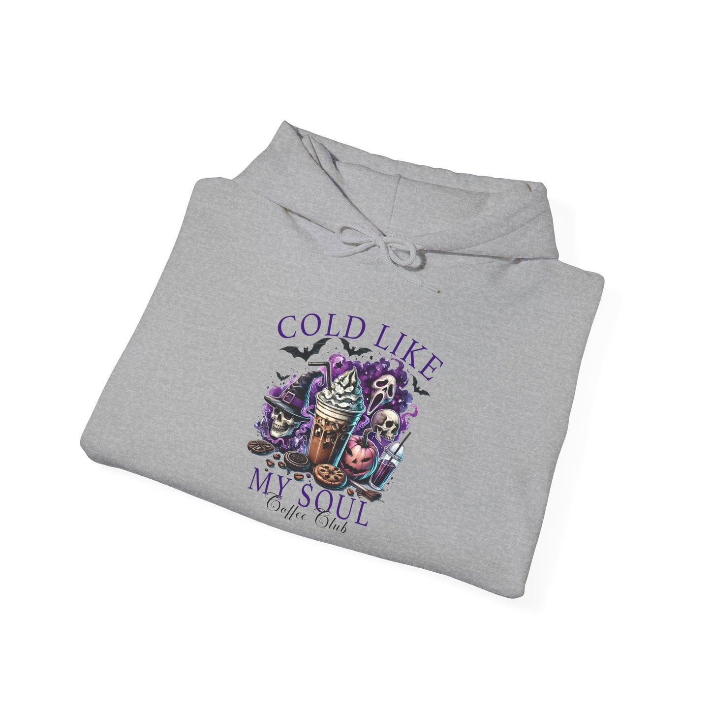 Cold Like My Soul Coffee Club Halloween Heavy Blend™ Hooded Sweatshirt