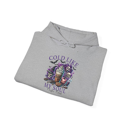 Cold Like My Soul Coffee Club Halloween Heavy Blend™ Hooded Sweatshirt