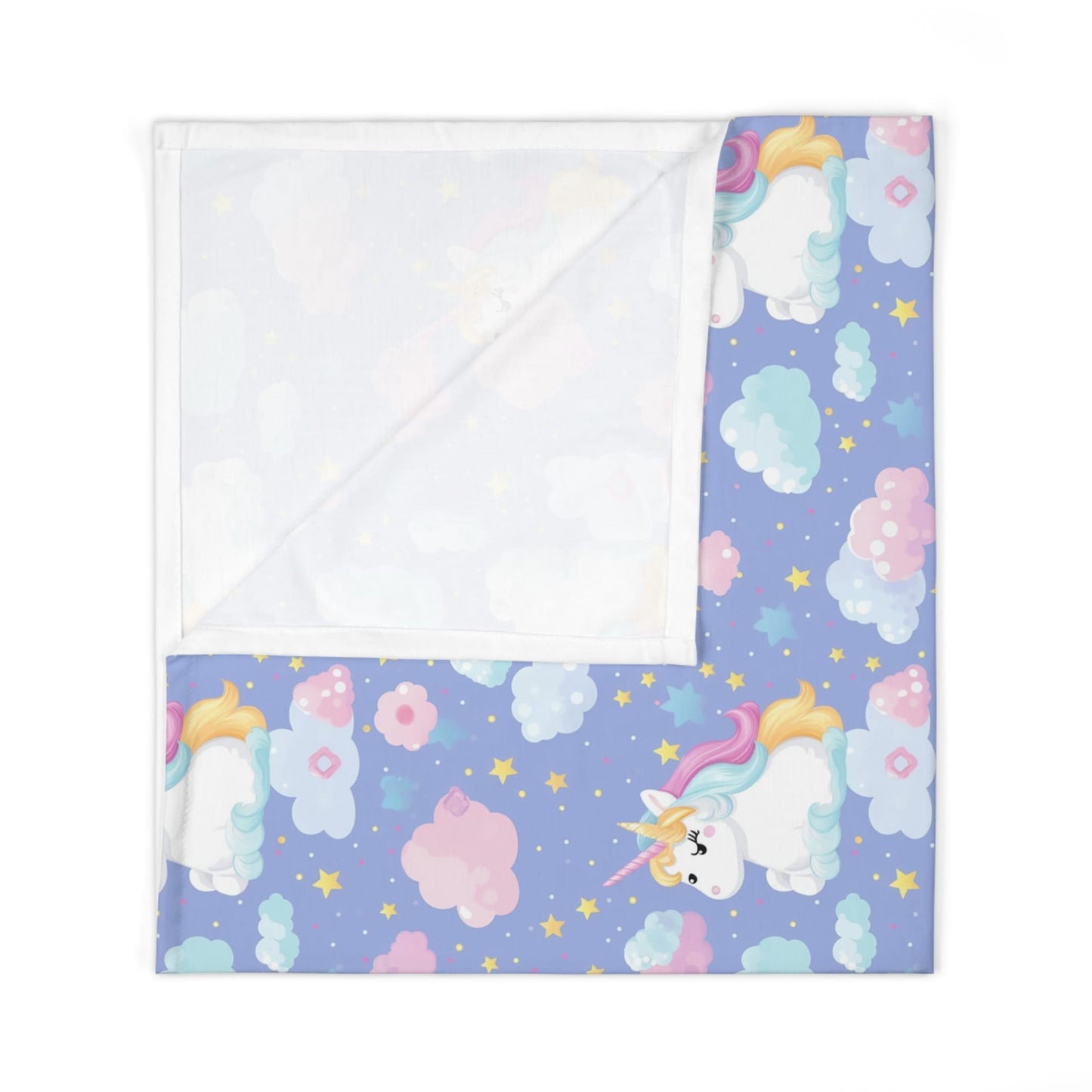 Sleepy Sky Unicorns Swaddle Blanket