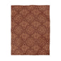 Golden Crimson Star Mandala Microfiber Duvet Cover
