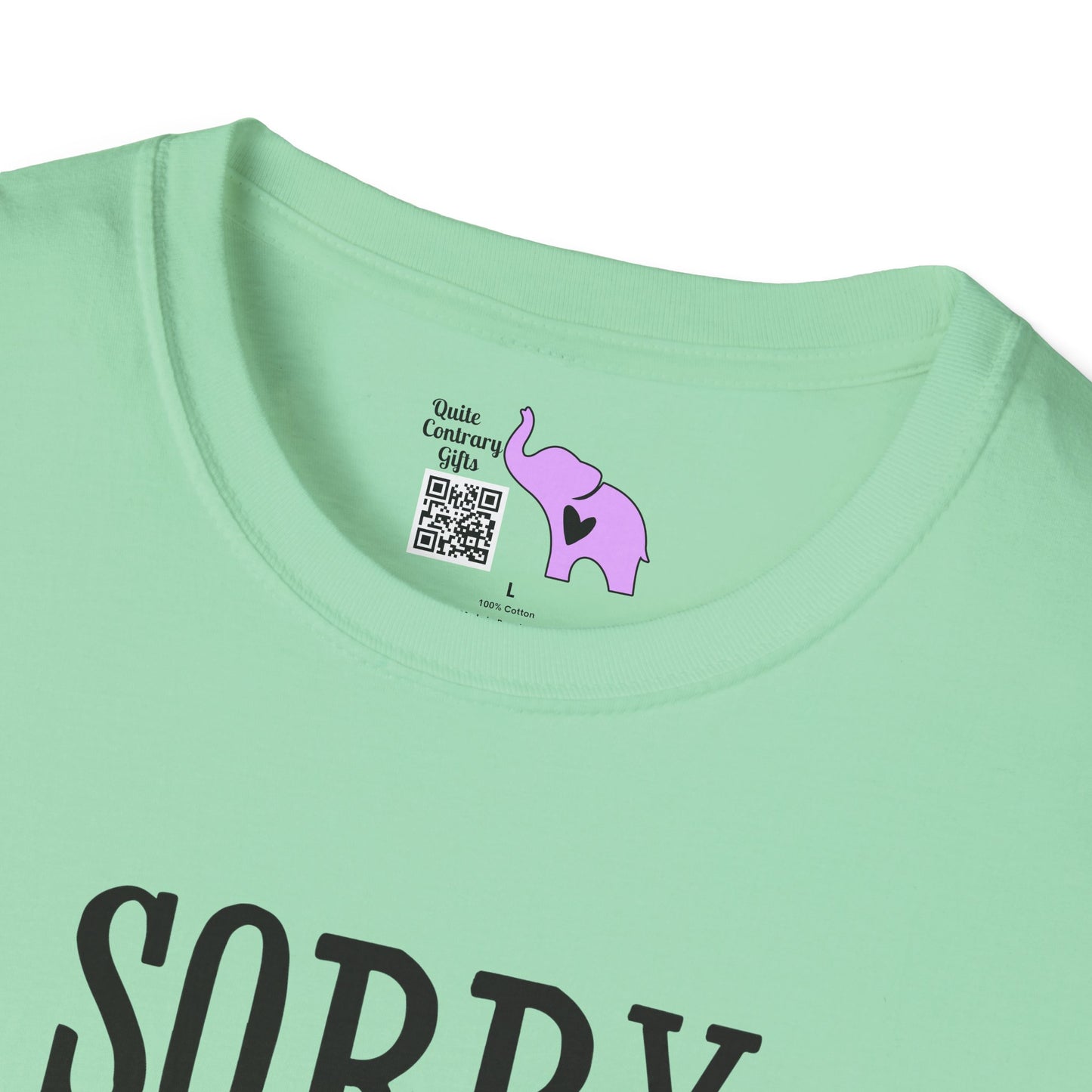 Sorry I'm Only Talking To Jesus Today Adult T-shirt