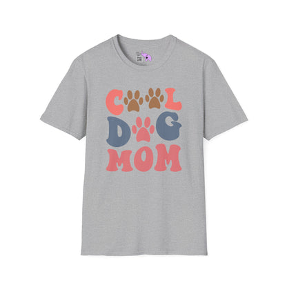 Cool Dog Mom Adult T-shirt