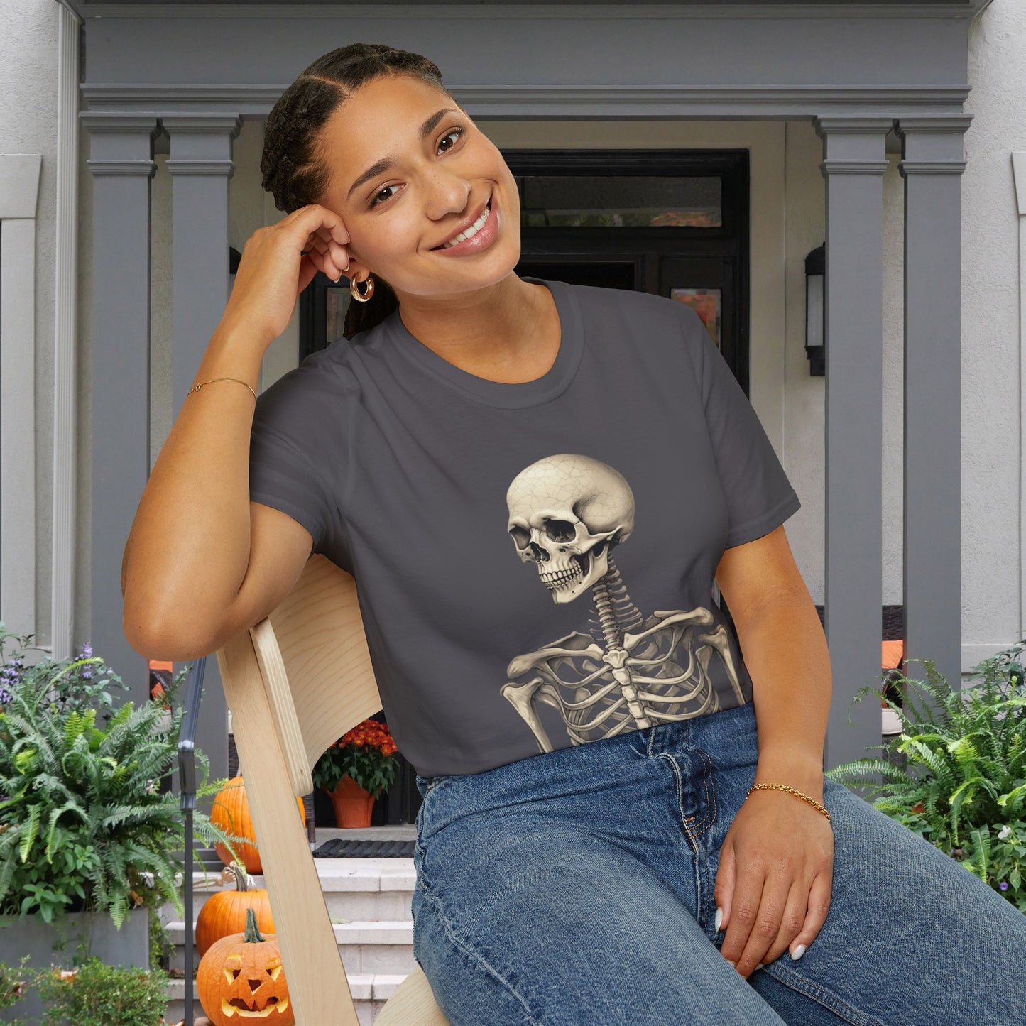 Skeleton Person Adult T-shirt