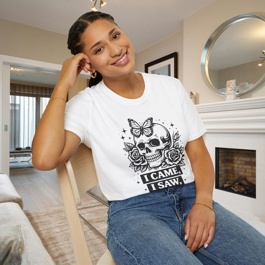 I Came, I Saw, I Left Adult T-shirt