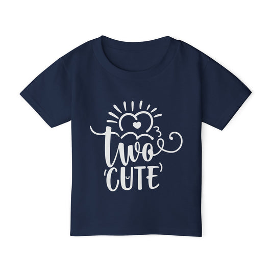 Two Cute Heavy Cotton™ Toddler T-shirt