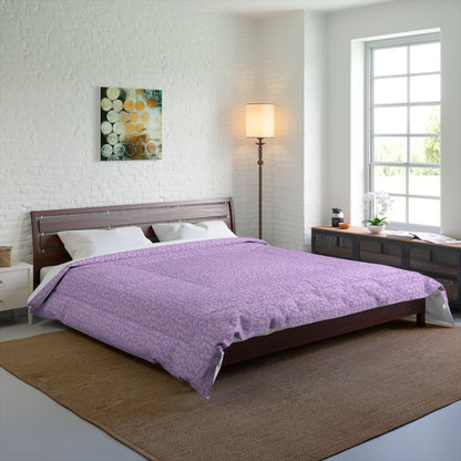 Cotton Candy Cheetah Print Comforter