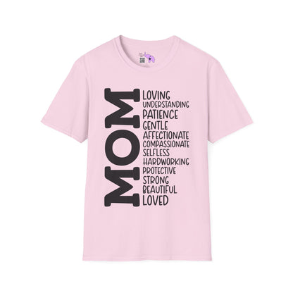 Mom Description Adult T-shirt