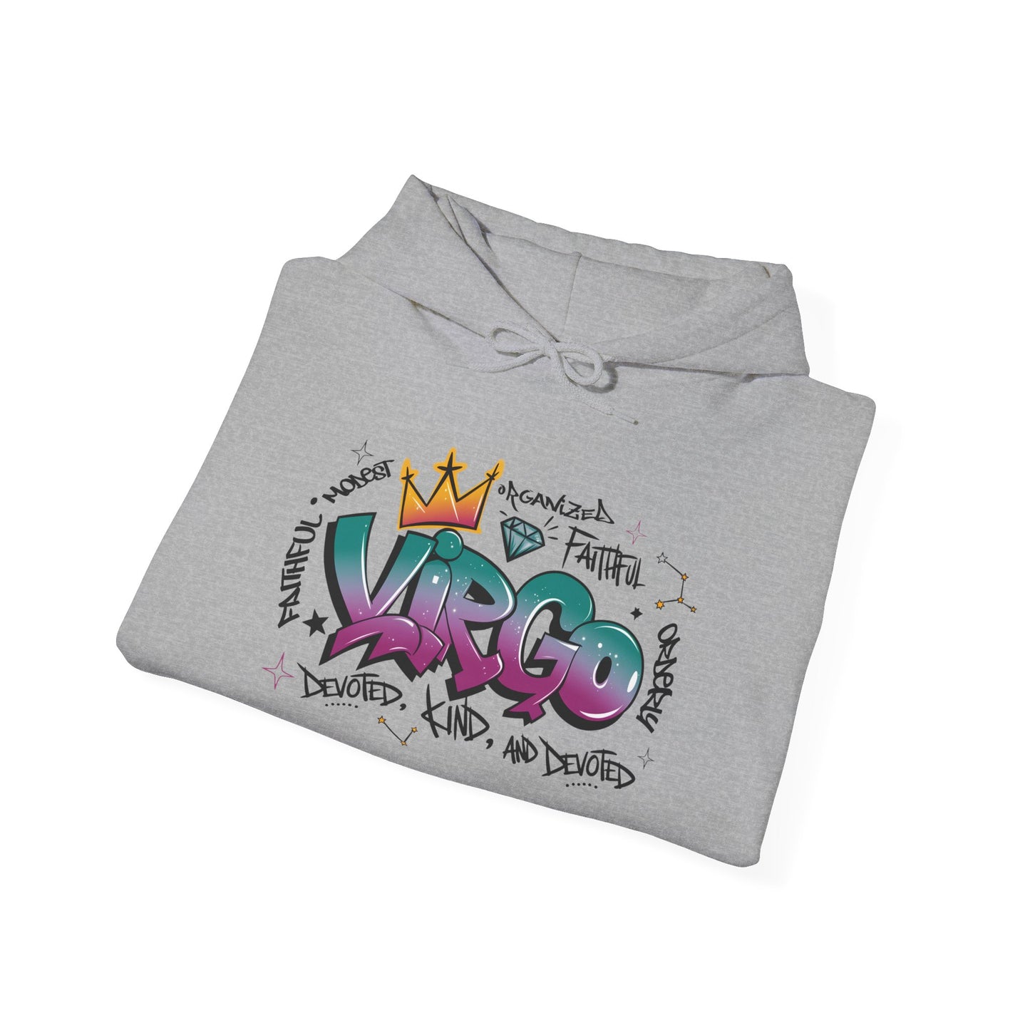 Virgo Street Art Heavy Blend™ Hooded Sweatshirt