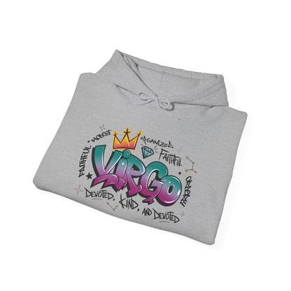 Virgo Street Art Heavy Blend™ Hooded Sweatshirt