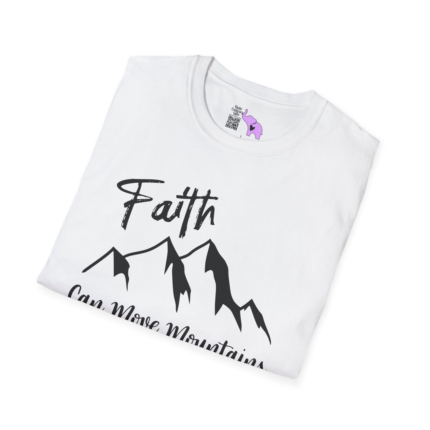 Faith Can Move Mountains Adult T-shirt