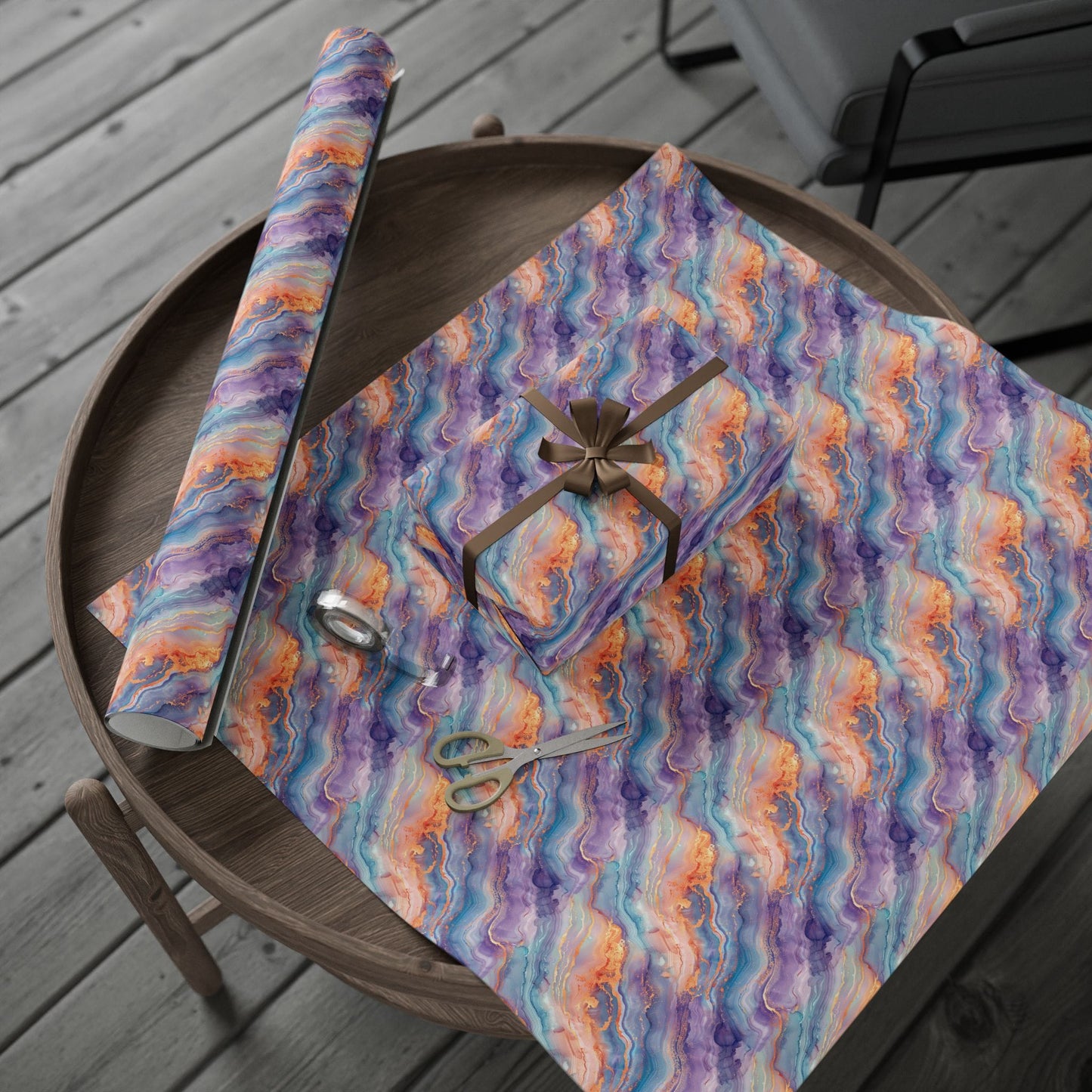 Dreamwave Marble Wrapping Paper