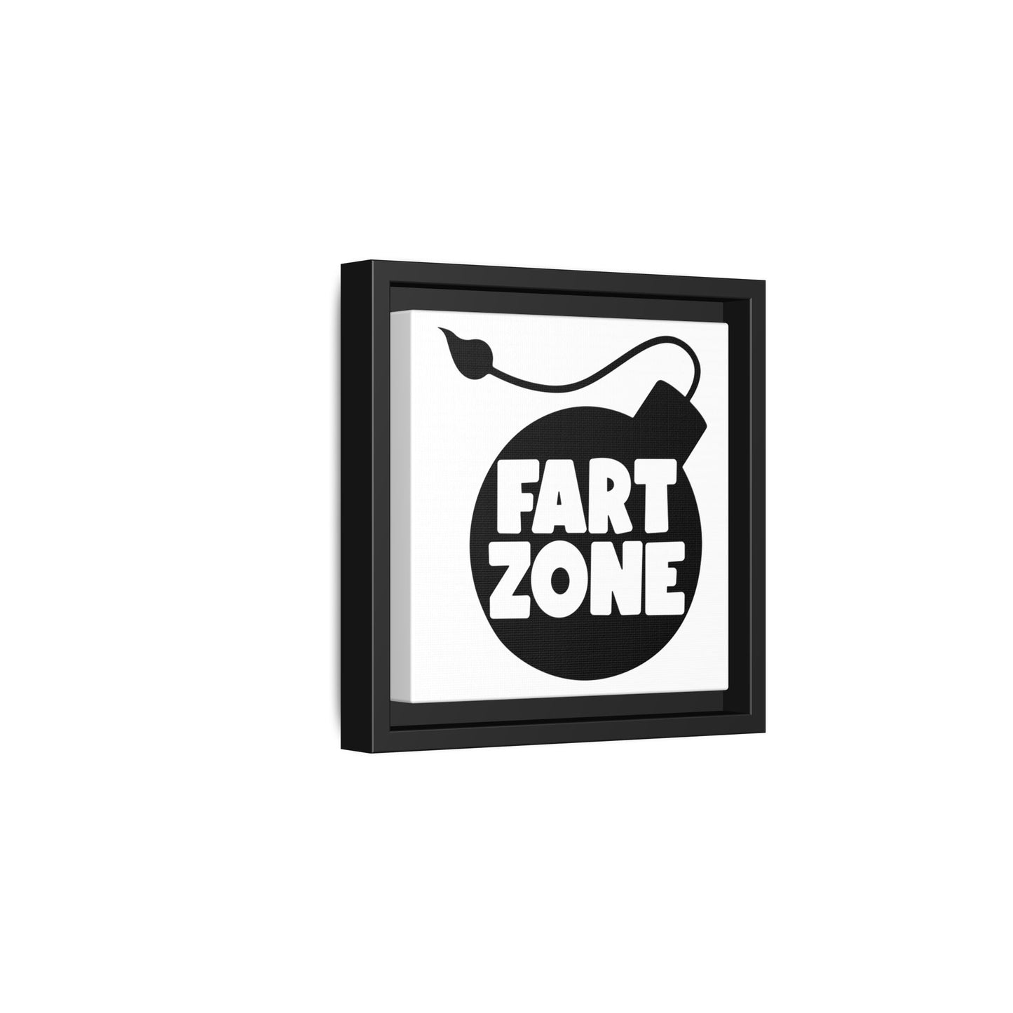 Fart Zone Canvas Bathroom Art