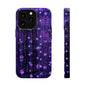 Purple Raindrops MagSafe® Compatible Tough Case for iPhone
