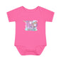 Pastel Wild One Milestone Baby Bodysuit-Two Months