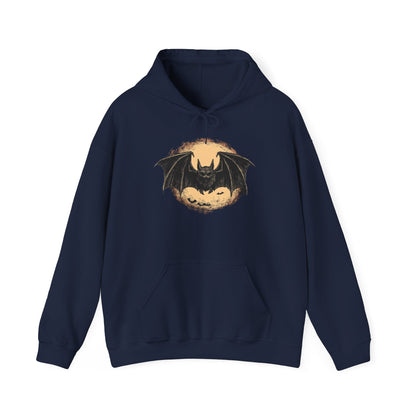 Bat Over Moon Heavy Blend™ Hooded Sweatshirt