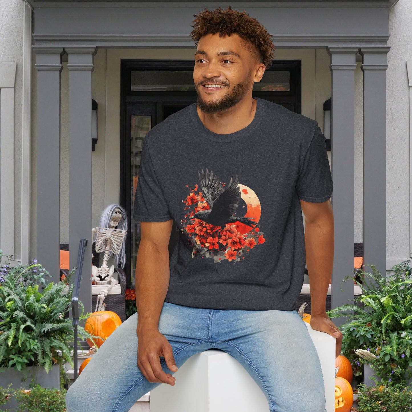 Halloween Crows Adult T-shirt
