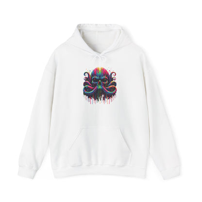 Colorful Skeleton Octopus Heavy Blend™ Hooded Sweatshirt