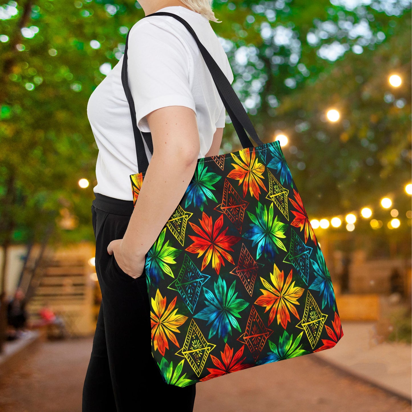 Celebration Mosaic Canvas Tote Bag