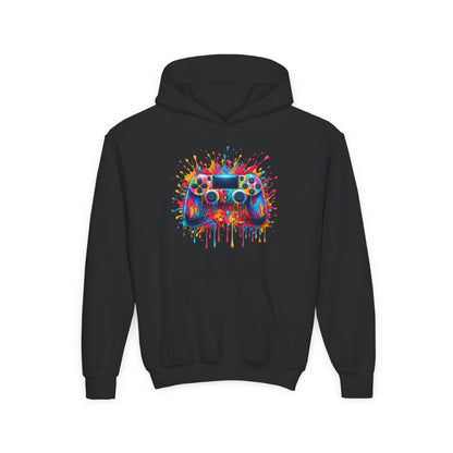 Colorful Game Controller Youth Hoodie