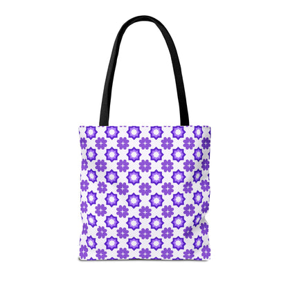 Purple Prism Garden Canvas Tote Bag