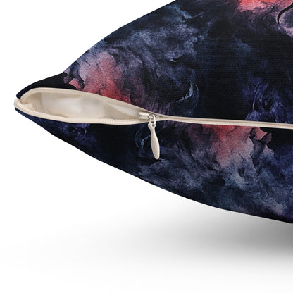 Dark Fantasy Watercolor Throw Pillow