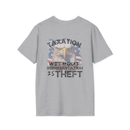 Taxation without Representation is Theft Adult T-shirt
