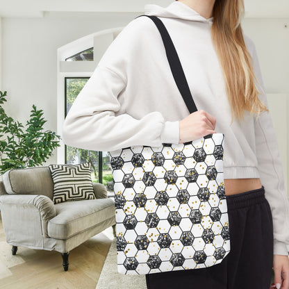 Soccer Gold Rush Canvas Tote Bag