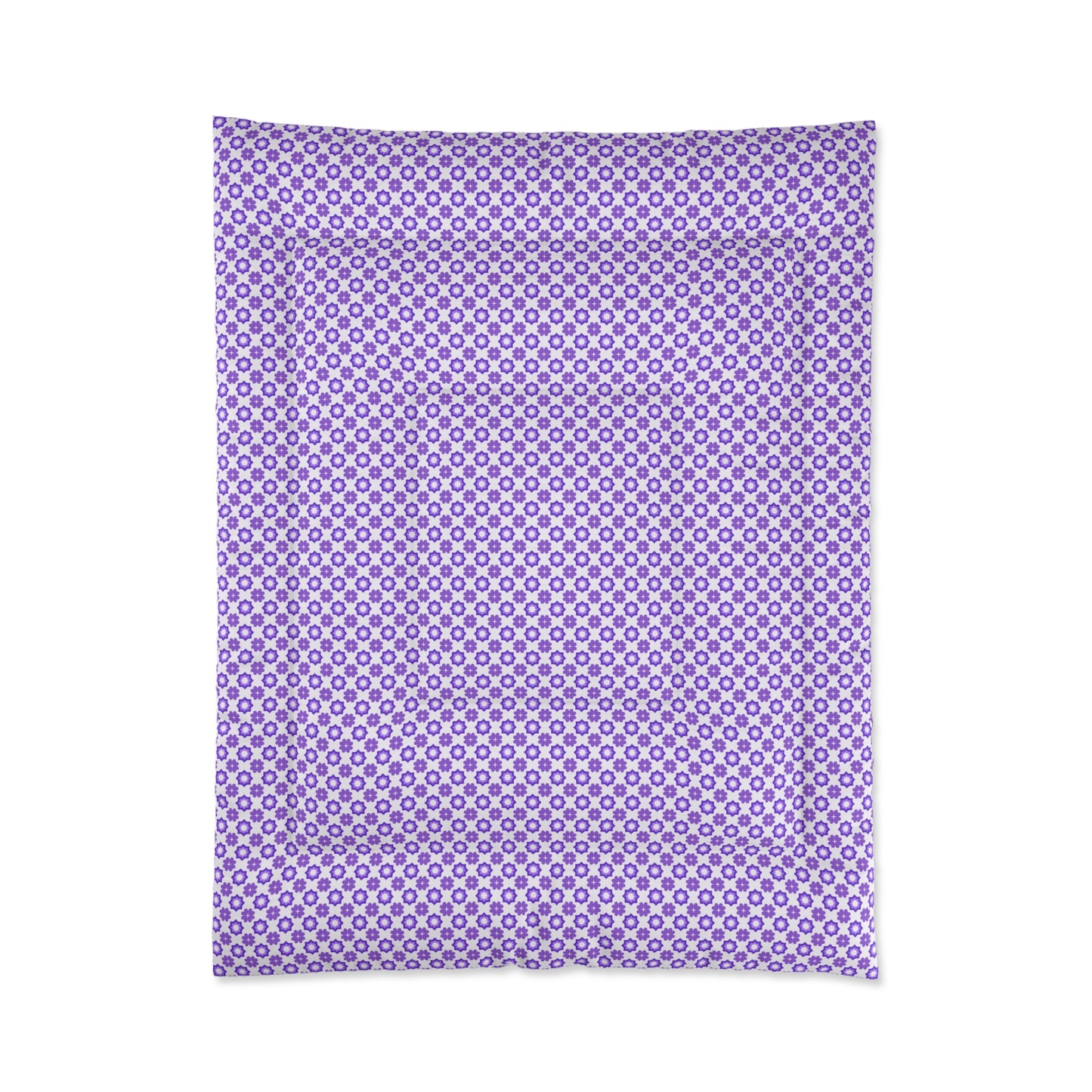 Purple Prism Garden Comforter