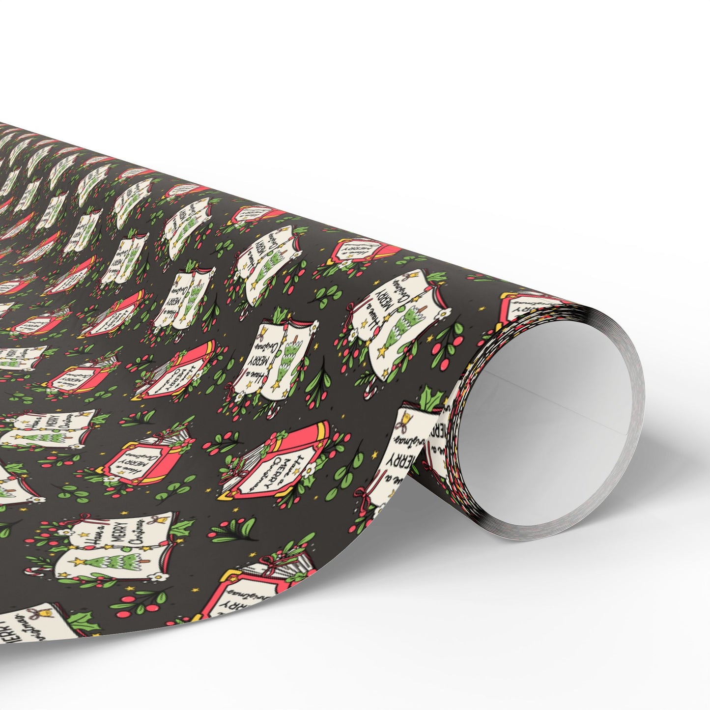 Book Lover's Merry Christmas Wrapping Paper