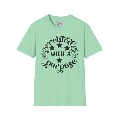 Created With A Purpose Adult T-shirt