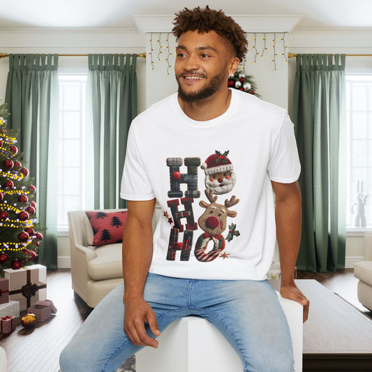 ""Ho Ho Ho Adult T-shirt