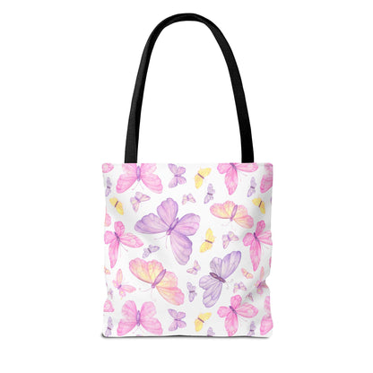 Pastel Butterfly Dreams Canvas Tote Bag