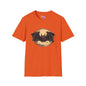 Bat Over Moon Adult T-shirt