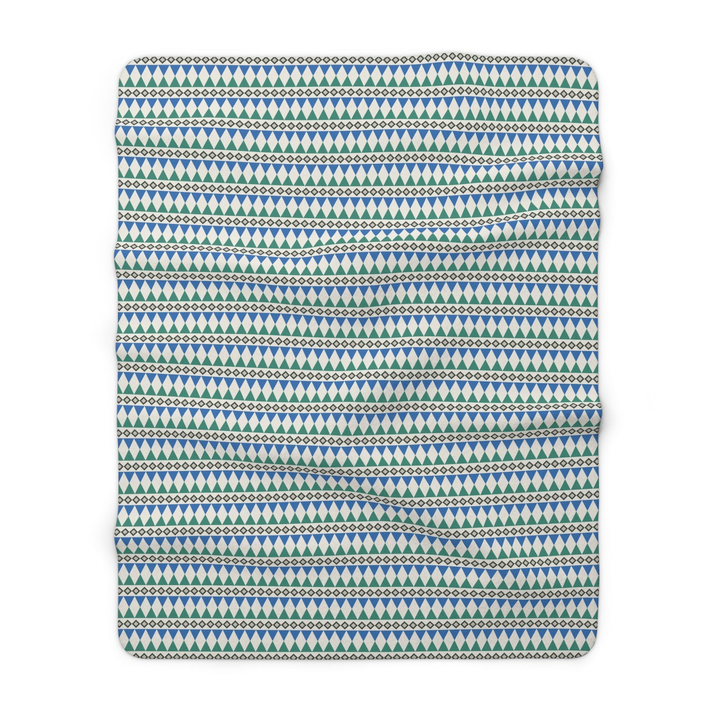 Regal Evergreen Cairn Stripes Fleece Blanket