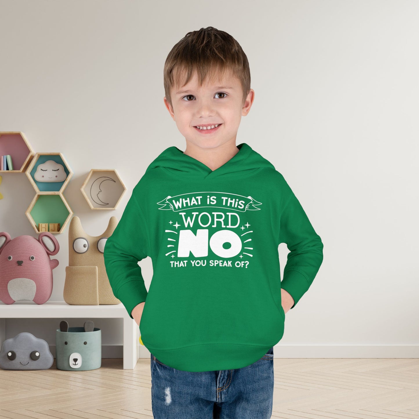 What Is This Word No That You Speak Of? Toddler Hoodie